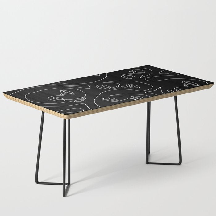 Faces in Dark Coffee Table Gallery Image 1