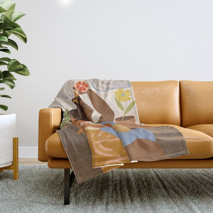 Fruity Friends Throw Blanket Gallery Image 1