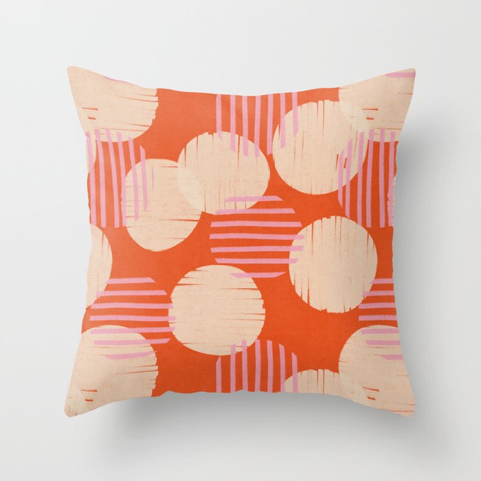 Abstract Summer Pattern #2 Throw Pillow Gallery Image 6