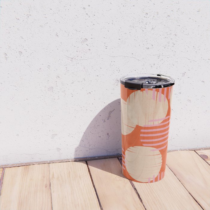 Abstract Summer Pattern #2 Travel Mug Gallery Image 4