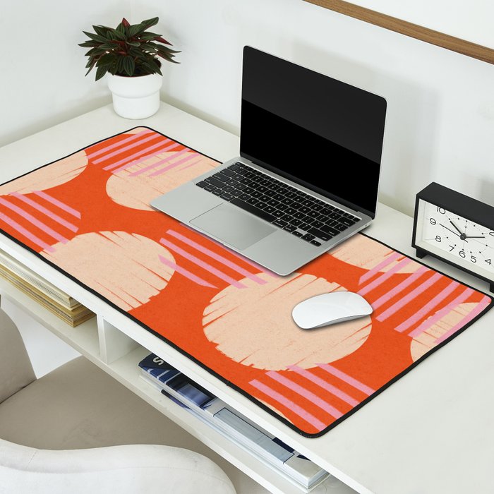Abstract Summer Pattern #2 Desk Mat Gallery Image 2