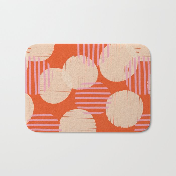 Abstract Summer Pattern #2 Bath Mat Gallery Image 1