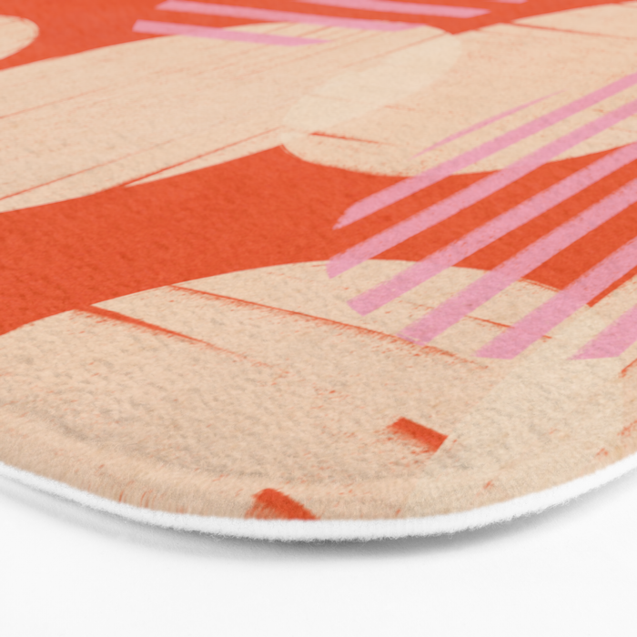 Abstract Summer Pattern #2 Bath Mat Gallery Image 3