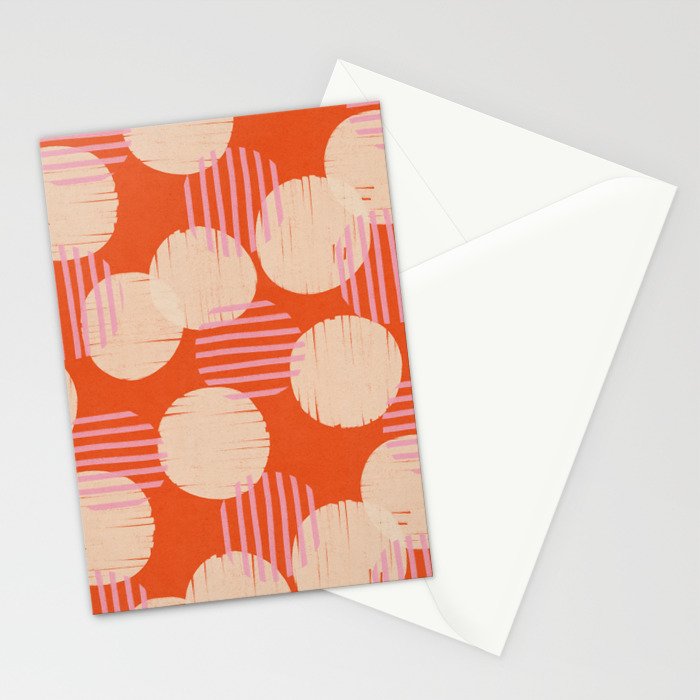 Abstract Summer Pattern #2 Stationery Card Gallery Image 2