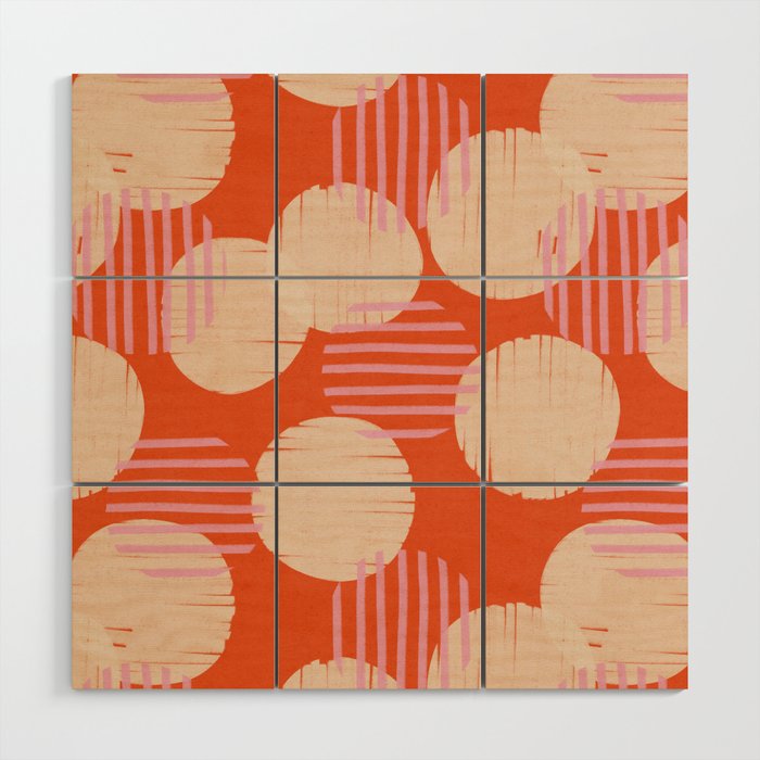Abstract Summer Pattern #2 Wood Wall Art Gallery Image 1
