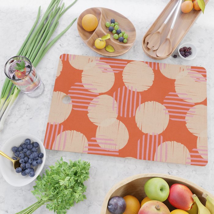 Abstract Summer Pattern #2 Cutting Board Gallery Image 2