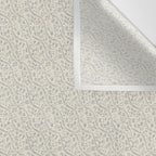 Diagonal Trailing Ditsy Floral - Cream Blue Wall Tapestry Gallery Image 3