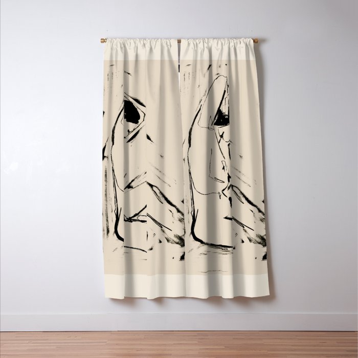 Female Figure 9 Window Curtain Gallery Image 3