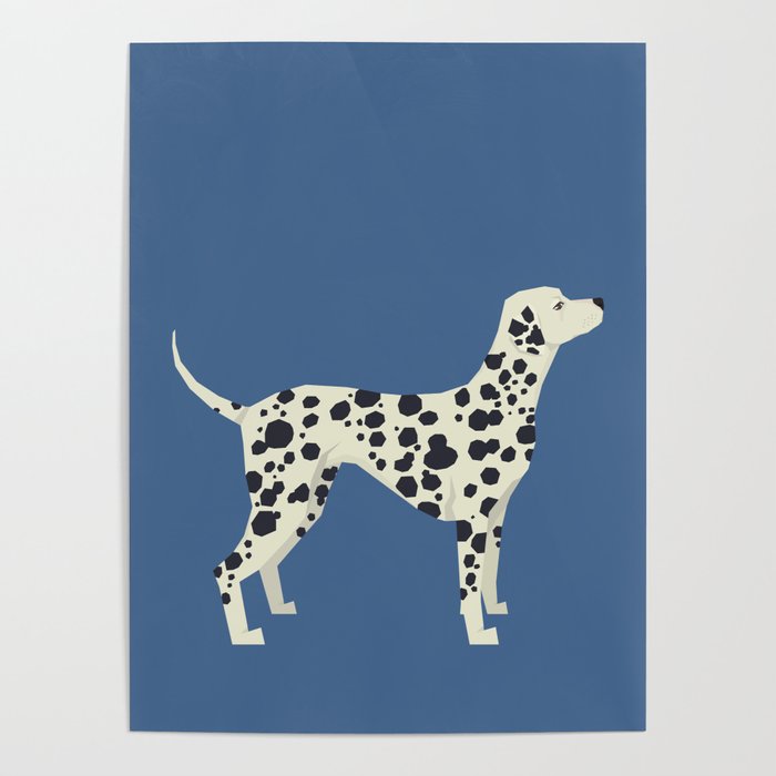 Dalmatian On Blue Poster Gallery Image 4