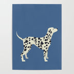 Dalmatian On Blue Poster Gallery Image 4