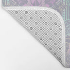 Gothic Halloween Damask - pastel glow Bath Mat Gallery Image 2