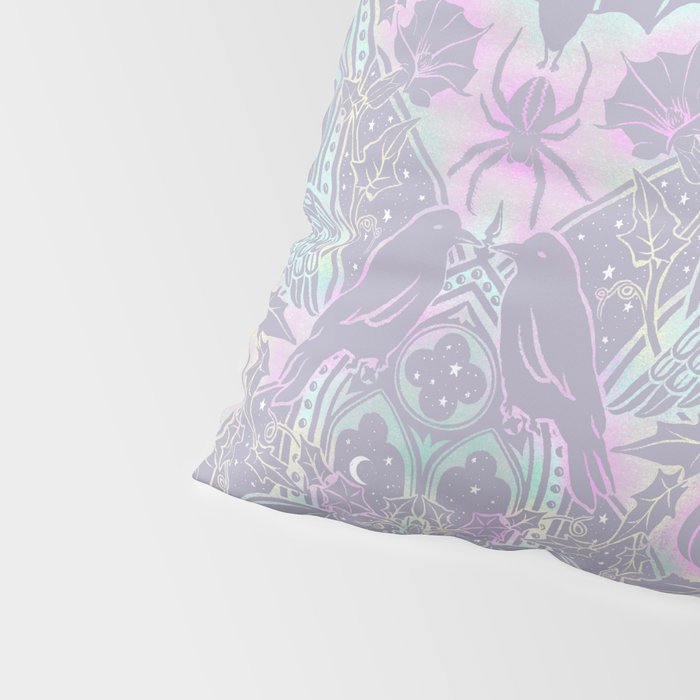 Gothic Halloween Damask - pastel glow Pillow Sham Gallery Image 4
