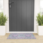 Gothic Halloween Damask - pastel glow Welcome Mat Gallery Image 3