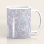 Gothic Halloween Damask - pastel glow Coffee Mug Gallery Image 1