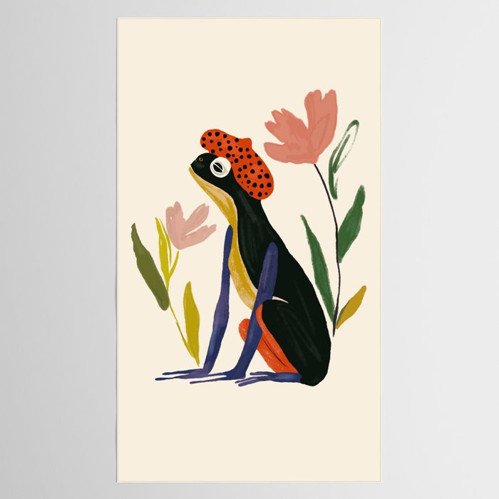 Parisian Frog Tablecloth Gallery Image 2