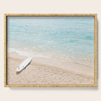 Aerial Surfers Beach Print, Surf Beach Photography, Surfboard Minimal Aerial Photography, Blue Ocean Print, Beach Print, Minimalism Beach Print, Beach Art, Home Decor Serving Tray Gallery Image 1