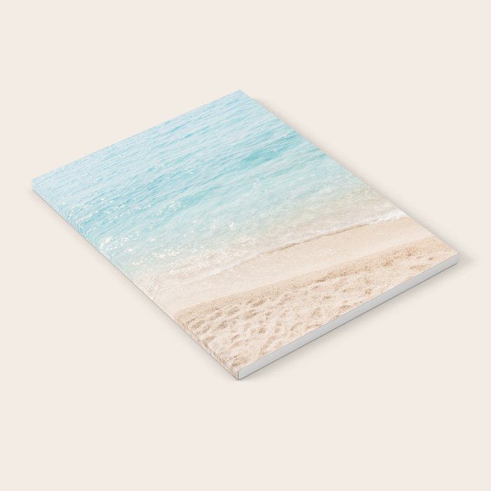 Aerial Surfers Beach Print, Surf Beach Photography, Surfboard Minimal Aerial Photography, Blue Ocean Print, Beach Print, Minimalism Beach Print, Beach Art, Home Decor Notebook Gallery Image 2