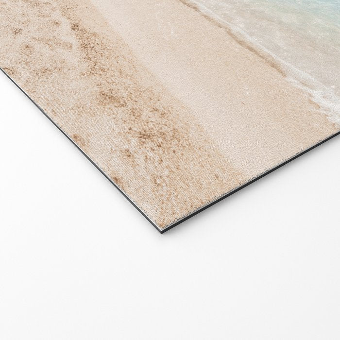 Aerial Surfers Beach Print, Surf Beach Photography, Surfboard Minimal Aerial Photography, Blue Ocean Print, Beach Print, Minimalism Beach Print, Beach Art, Home Decor Welcome Mat Gallery Image 2