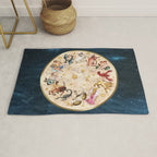 Vintage Astrology Zodiac Wheel Rug Gallery Image 1