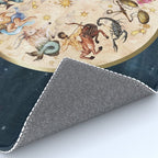 Vintage Astrology Zodiac Wheel Rug Gallery Image 4