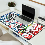 Graffiti Art Spray Painting White Street Comics Desk Mat Gallery Image 2