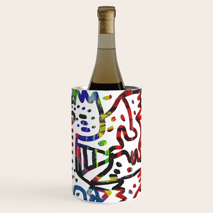 Graffiti Art Spray Painting White Street Comics Wine Chiller Gallery Image 3