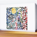 Graffiti Art Spray Painting White Street Comics Wall Mural Gallery Image 2