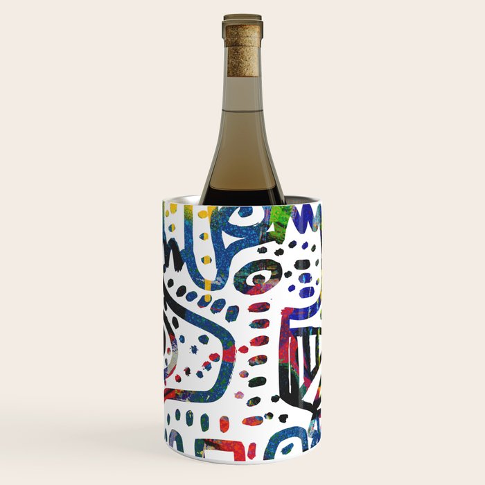 Graffiti Art Spray Painting White Street Comics Wine Chiller Gallery Image 1