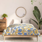 Simplistic silhouette flowers YB Comforter Gallery Image 3
