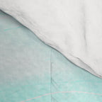 Sea Waves, Abstract Watercolor Painting Comforter Gallery Image 4