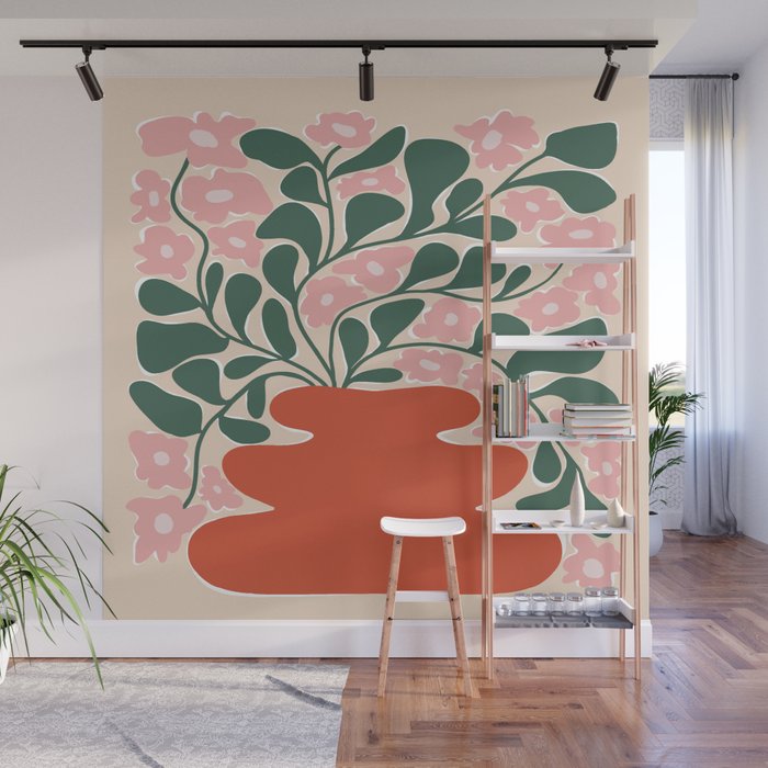 Magic flower pot 1 Wall Mural Gallery Image 1