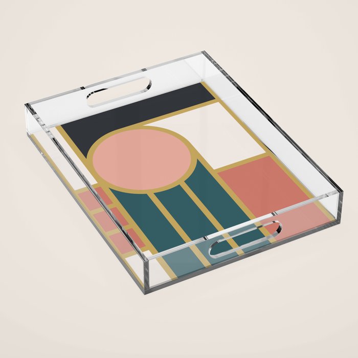 Maximalist Geometric 04 Acrylic Tray Gallery Image 1