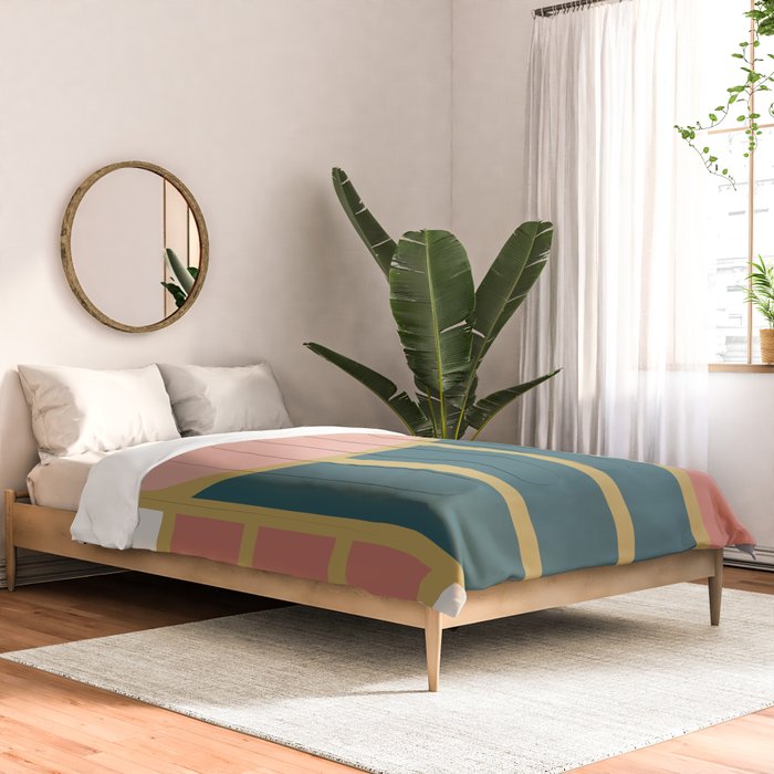 Maximalist Geometric 04 Comforter Gallery Image 2