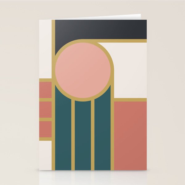 Maximalist Geometric 04 Stationery Card Gallery Image 2