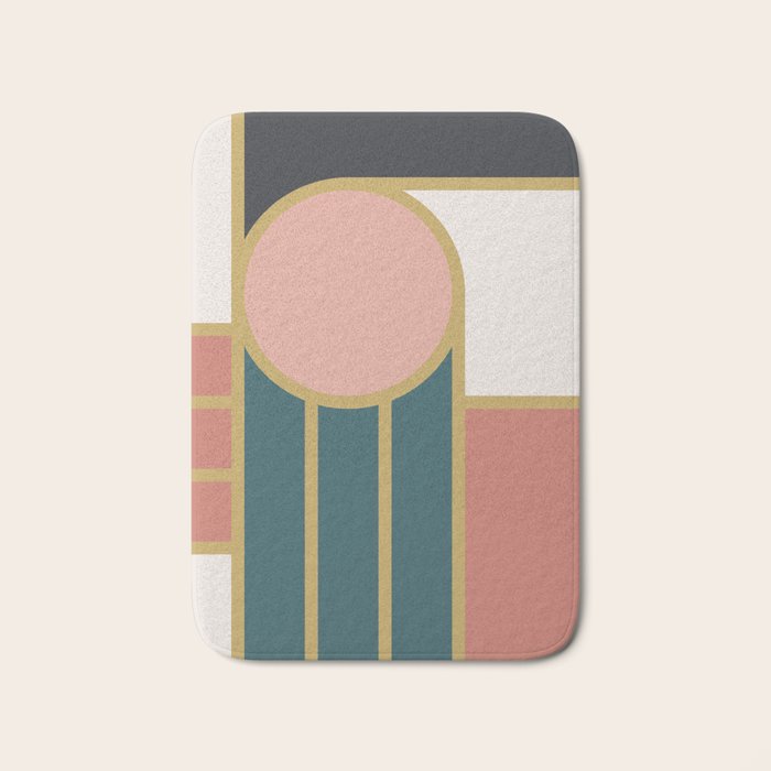 Maximalist Geometric 04 Bath Mat Gallery Image 1