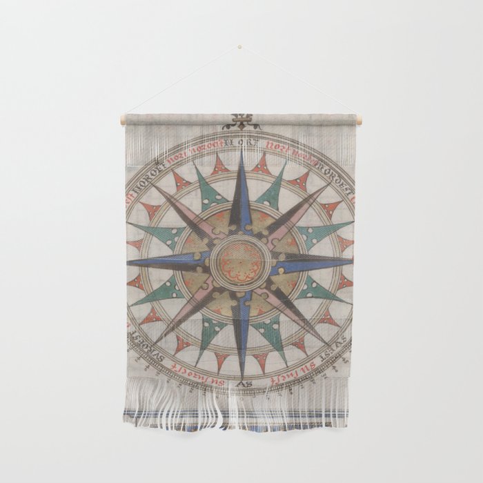 Historical Nautical Compass (1543) Wall Hanging Gallery Image 1