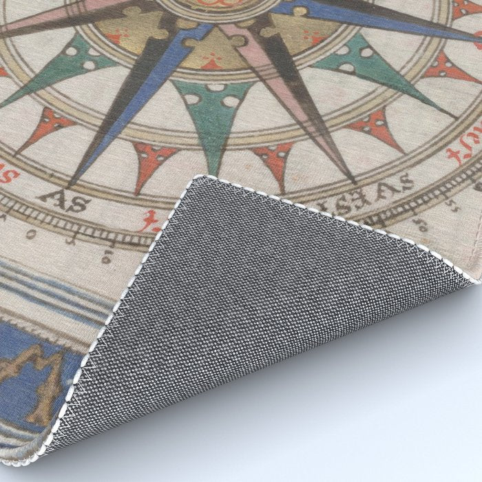 Historical Nautical Compass (1543) Rug Gallery Image 4