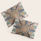 Historical Nautical Compass (1543) Pillow Sham Gallery Image 3