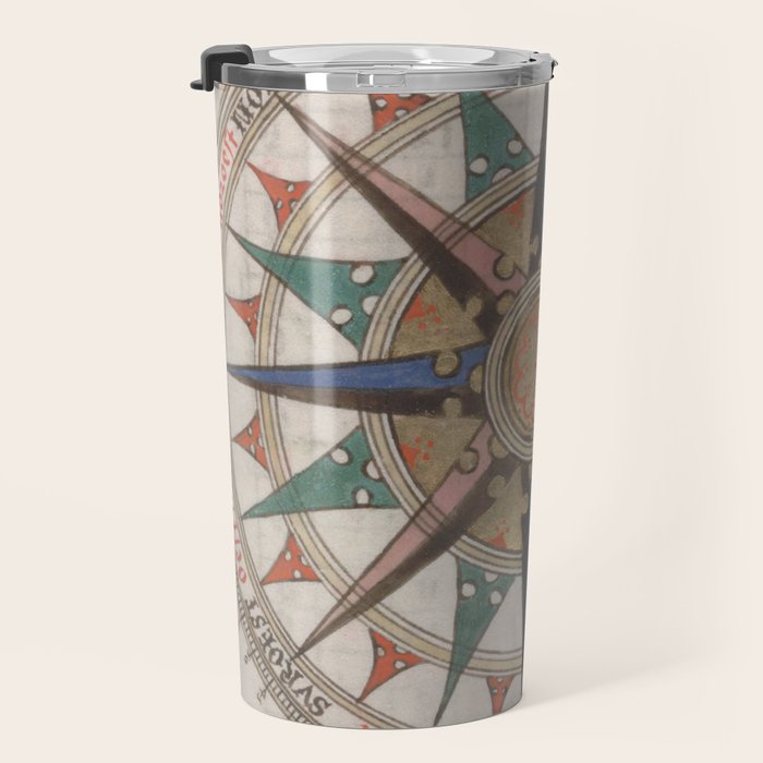 Historical Nautical Compass (1543) Travel Mug Gallery Image 3