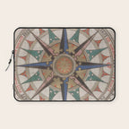 Historical Nautical Compass (1543) Laptop Sleeve Gallery Image 1