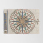 Historical Nautical Compass (1543) Rug Gallery Image 2