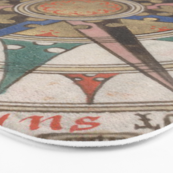 Historical Nautical Compass (1543) Bath Mat Gallery Image 3