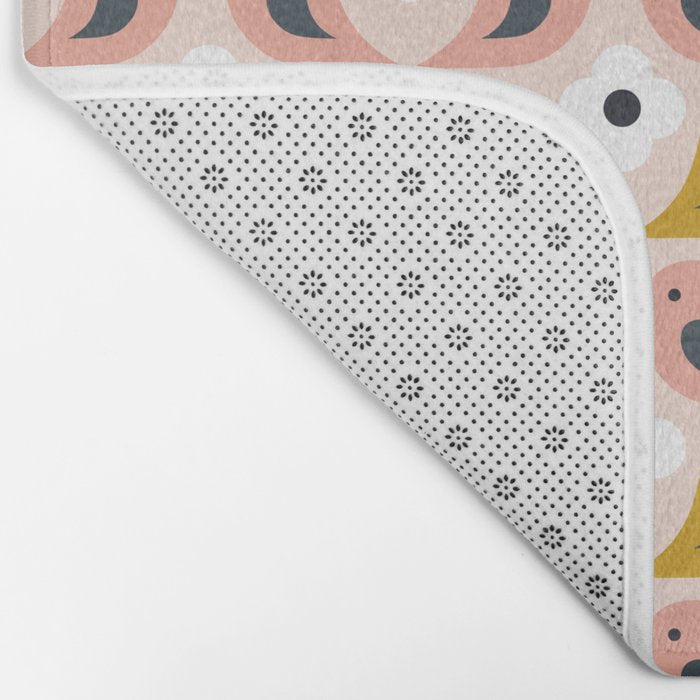 Unexspected falling cat blush Bath Mat Gallery Image 2