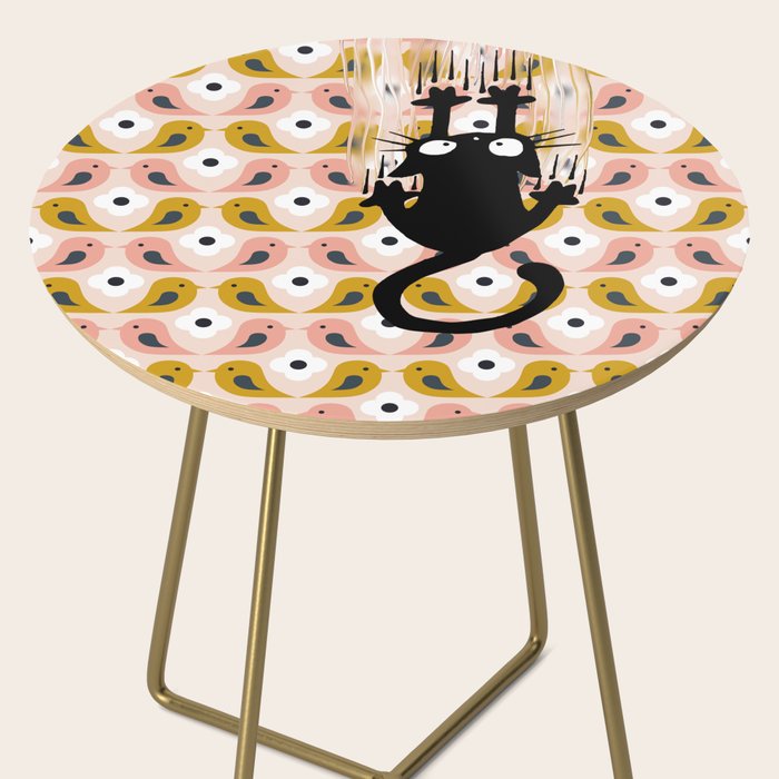 Unexspected falling cat blush Side Table Gallery Image 2