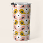 Unexspected falling cat blush Travel Mug Gallery Image 3