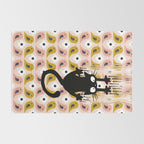Unexspected falling cat blush Rug Gallery Image 2