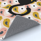 Unexspected falling cat blush Rug Gallery Image 4