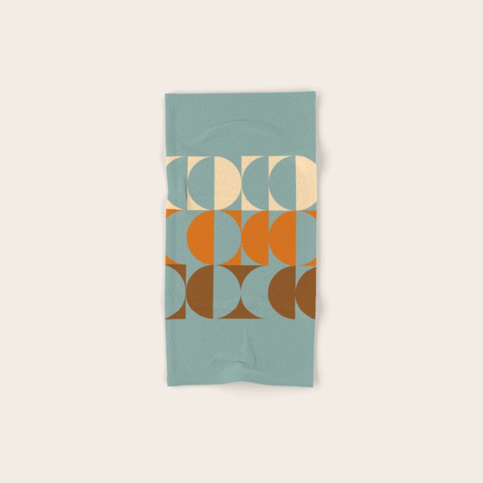 Vintage Geometric 04B Bath Towel Gallery Image 1