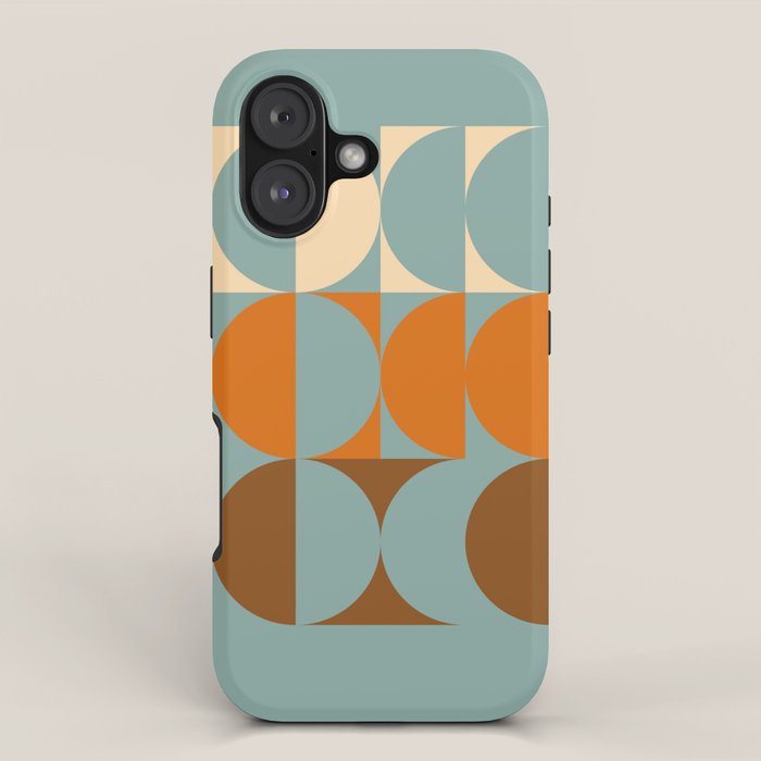 Vintage Geometric 04B iPhone Case Gallery Image 1