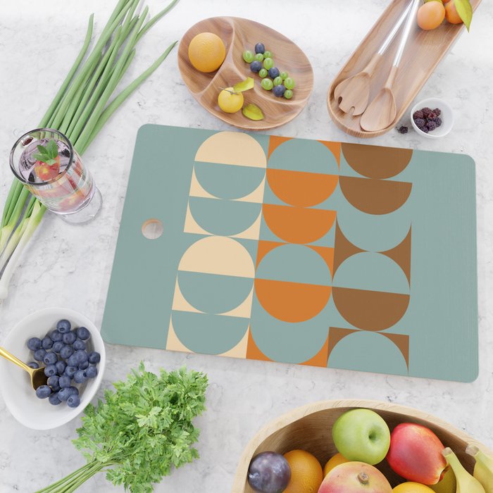Vintage Geometric 04B Cutting Board Gallery Image 2